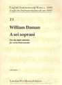 A sei soprani für 6 Instrumente Partitur und Stimmen