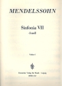 Sinfonia d-Moll Nr.7 fr Streichorchester Violine 1