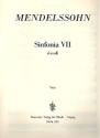 Sinfonia d-Moll Nr.7 fr Streichorchester Viola