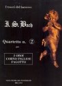 Quartett  Nr.2 fr 2 Oboen, Englischhorn und Fagott Partitur und Stimmen