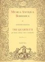 3 Quartette op.98,4-6 fr Flte, Violine, Viola und Violoncello Partitur