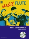 Magic Flute (+CD) for flute ensemble score and 5parts