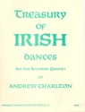 Treasury of Irish Dances for 4 recorders (SATB) score and parts