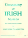 Treasury of Irish Dances for 4 recorders (SATB) score and parts
