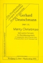 Merry christmas DWV151 fr 2 Trompeten B/C, Horn (F), Posaune und Tuba Partitur und Stimmen