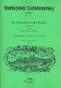 Leutschauer Tabulaturbuch von 1626 85 Tanzstze und Chorle (Auswahl) fr Orgel oder Cembalo