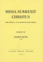 Missa Surrexit Christus op.23 fr 3-stg gem Chor (SABar) und Orgel