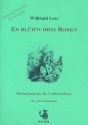 Es blh'n drei Rosen Weihnachtslieder fr 3 Altblockflten,  Partitur