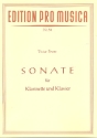 Sonate op.22 fr Klarinette und Klavier