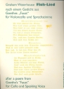 Floh-Lied für Violoncello und Sprechstimme nach einem Gedicht