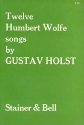 12 Humbert Wolfe Songs for voice and piano