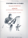 Adagio pour instrument soliste (violon, flûte) et ensemble de guitares (5)