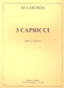 3 capricci pour 3 violons partition et parties