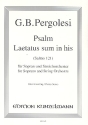 Laetatus sum in his fr Sopran und Streichorchester