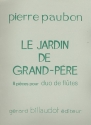 Le jardin de grand-pre pour duo de fltes partition