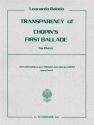 Transparency of Chopin's first Ballade for piano