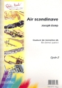 Air scandinave pour quatuor de clarinettes en sib partition+parties