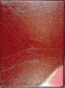 Notenmappe DIN A4 Knautschleder rot