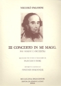Concerto mi maggiore no.3 per violino ed orchestra riduzione per violino e orchestra