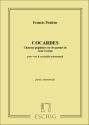 COCARDES CHANSONS POPULAIRES POUR VOIX ET ENSEMBLE INSTRUMENTAL,  PARTIES