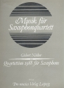Quartettino 1988 fr 4 Saxophone (SATB) Partitur und Stimmen