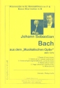 Das musikalische Opfer BWV1079 Auszge fr Klarinette in B, Bassetthorn in F und Bass-Klarinette in Bb Partitur und Stimmen