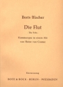 Die Flut Kammeroper Klavierauszug (dt/en)