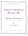 5 short solo suites for bass tuba experted from the solo cello suites music for brass 262