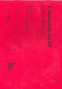 Concerto D major nach John Stanley fr Orgel
