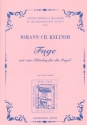 Fuge mit 4 Hnden fr Orgel