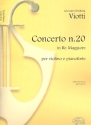 Concerto re maggiore no.20 per violino e pianoforte