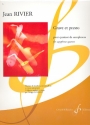 Grave et presto pour 4 saxophones (SATB) partition et parties