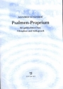 Psalmen-Proprium fr gem Chor, Vibraphon und Schlagwerk Partitur