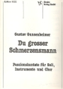 Du groer Schmerzensmann fr Soli, Chor und Instrumente Partitur