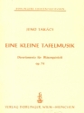Eine kleine Tafelmusik op.74 fr Flte, Oboe, Klarinette, Horn und Fagott Studienpartitur