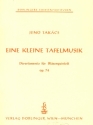 Eine kleine Tafelmusik op.74 fr Flte, Oboe, Klarinette, Horn und Fagott Studienpartitur