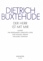 Der Herr ist mit mir fr gem Chor, 2 Violinen, Violone (Violoncello) und Bc,    Partitur