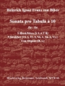 Sonata pro Tabula a 10   fr 5 Blockflten (SSATB), Streicher und Bc Partitur und Stimmen