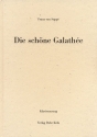 Die schne Galathee Klavierauszug (dt) Buch gebunden