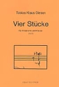 4 STUECKE FUER KLARINETTE UND KLAVIER (1999)