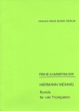 Rondo op.111 fr 4 Trompeten Partitur und Stimmen