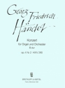 Konzert B-Dur op.4,2 HWV290 für Orgel und Orchester Partitur