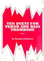 10 Duets for tenor and bass trombone score