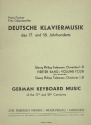Deutsche Klaviermusik des 17. und 18. Jahrhunderts Band 4 fr Klavier