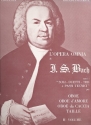 Da l'opera omnia di J.S. Bach Tutti i soli, duetti, trii e passi tecninci vol.2 per oboe