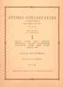 Etudes concertantes vol.1 pour flte  bec alto