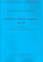Andante e rondo ungarese op.35 fr Fagott und Streichtrio Partitur und Stimmen