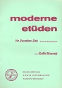 Moderne Etüden für Saxophone (2-5 Saxophone)