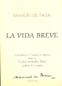 La vida breve full score (sp) drama lirico en 2 actos y 4 cuadros
