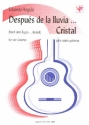 Despues de la lluvia cristal für 4 Gitarren Partitur und Stimmen